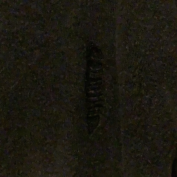 Garage Distressed Cropped Gray Sweater - Picture 5 of 7